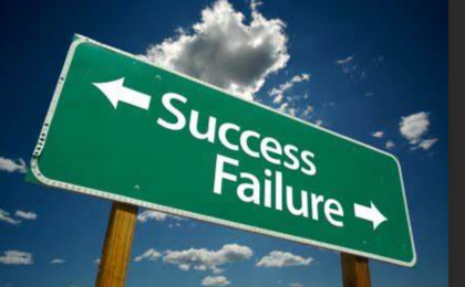 Believe for the impossible. success/failure