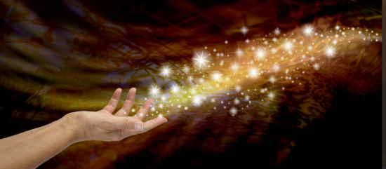 you are destined for greatness. Hand creating stars