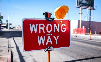 Jesus empowers us to fulfill our destiny, wrong way sign