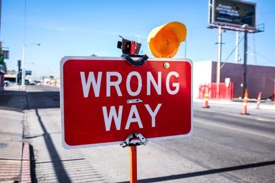 Jesus empowers us to fulfill our destiny, wrong way sign