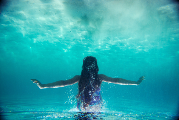 destiny is not just about where you are going, mermaid emerging from water